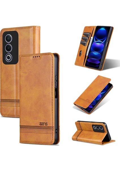Oppo K12X 5g Global Için Buzağı Dokulu Pu Kılıf (Yurt Dışından)
