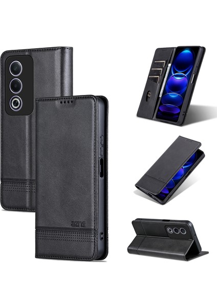Oppo K12X 5g Global Için Buzağı Dokulu Pu Kılıf (Yurt Dışından)
