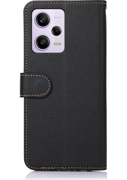 Xiaomi Redmi Note 12 Pro+ Çin Için Deri Rfıd Telefon Kılıfı (Yurt Dışından) fırsatları