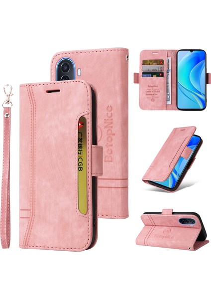 Huawei Nova Y70 / Y70 Plus / Keyfini Çıkarın 50 Için Tokalı Pu Kılıf (Yurt Dışından)