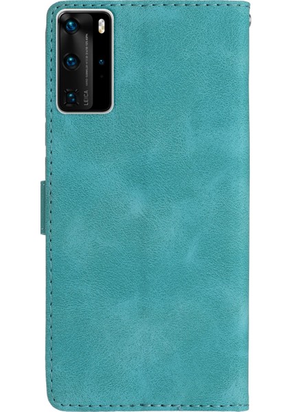 Huawei P40 Pro Için Çiçek Kabartmalı Pu Kılıf (Yurt Dışından) fırsatları