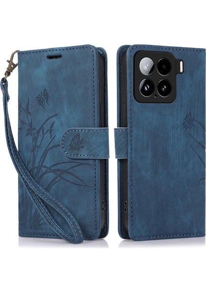 Xiaomi 15 Için Orkide Deri Kılıf (Yurt Dışından)