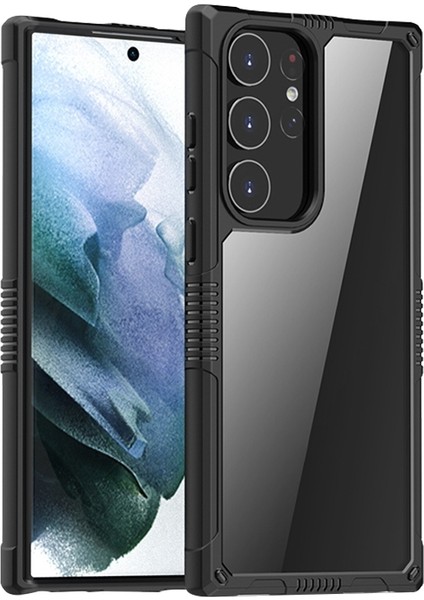 Samsung Galaxy S23 Ultra 5g Için Pc + Tpu Telefon Kılıfı (Yurt Dışından)