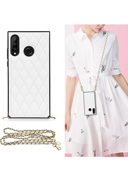 Huawei P30 Mikrofiber Deri + Tpu Kılıf Için (Yurt Dışından)