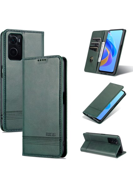 Oppo K10 / A96 4g / Realme 9i Için Azns Buzağı Dokusu Kılıfı (Yurt Dışından)