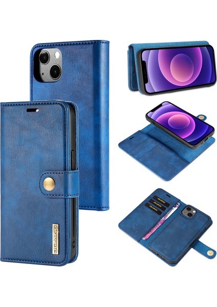 iPhone 13 Için Crazy Horse Deri Kılıf (Yurt Dışından)