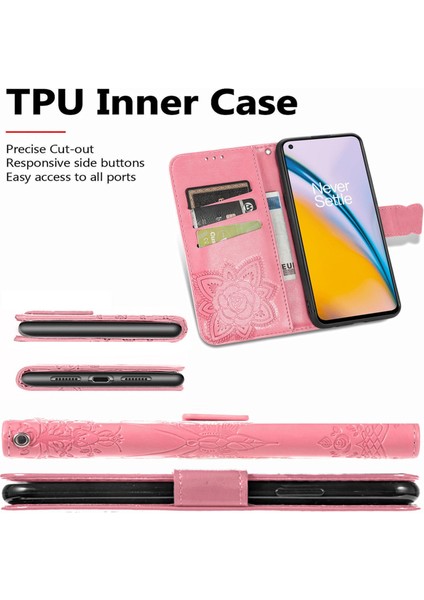 Oneplus Nord 2 5g Için Aşk Çiçekleri Pu Kılıf (Yurt Dışından) fırsatları