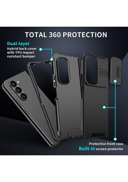 Samsung Galaxy Z Fold5 Için Camshid Tpu+Pc Telefon Kılıfı (Yurt Dışından) fiyatları