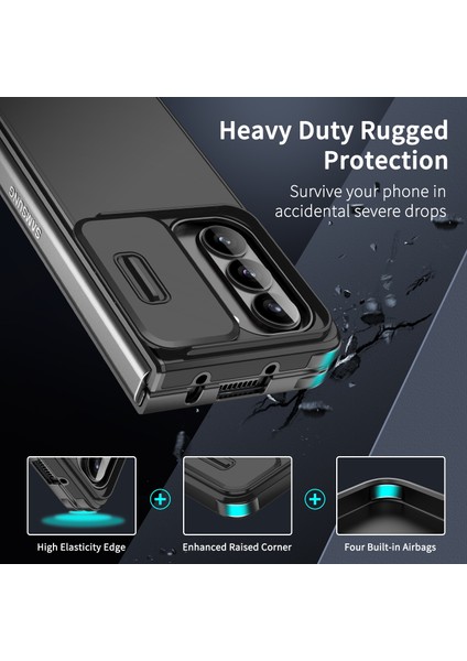Samsung Galaxy Z Fold5 Için Camshid Tpu+Pc Telefon Kılıfı (Yurt Dışından) modelleri