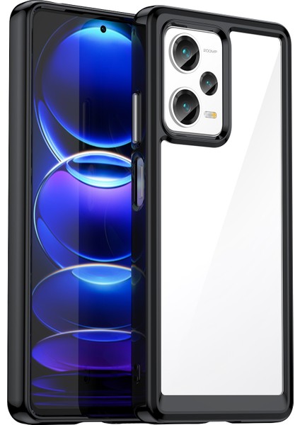 Xiaomi Redmi Note 12 Pro+ Çin / Global Için Akrilik + Tpu Telefon Kılıfı (Yurt Dışından)