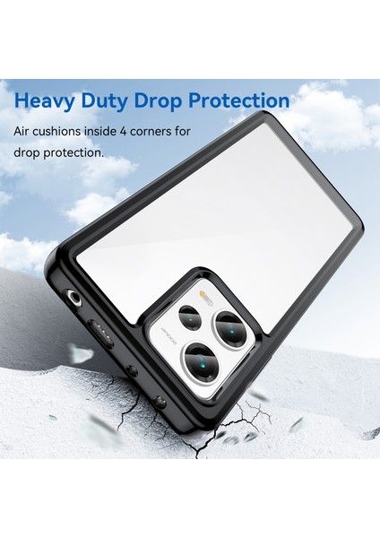 Xiaomi Redmi Note 12 Pro+ Çin / Global Için Akrilik + Tpu Telefon Kılıfı (Yurt Dışından) modelleri