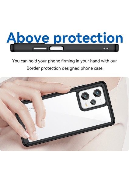 Xiaomi Redmi Note 12 Pro+ Çin / Global Için Akrilik + Tpu Telefon Kılıfı (Yurt Dışından) indirimleri