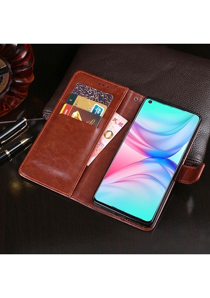 Infinix Hot 10 Için Idewei Crazy Horse Doku Pu Kılıf (Yurt Dışından) indirimleri