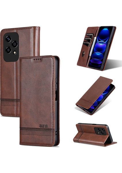 Honor 200 Lite Global Için Manyetik Buzağı Dokusu Kılıfı (Yurt Dışından)