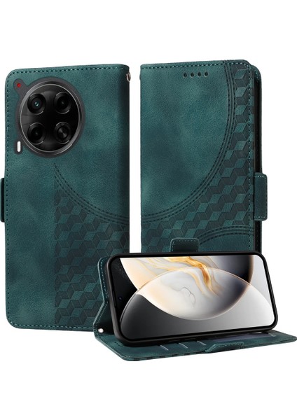 Tecno Camon 30 4g / 5g Için Pu Telefon Kılıfı (Yurt Dışından)