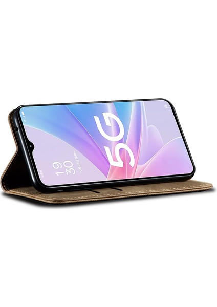 Realme C55 Için Denim Doku Pu Kılıf (Yurt Dışından) fırsatları