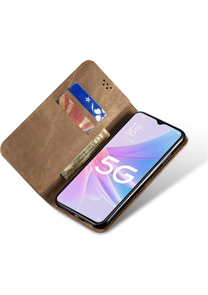 Realme C55 Için Denim Doku Pu Kılıf (Yurt Dışından) indirimleri