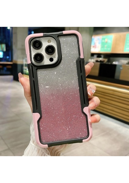 iPhone 14 Için Akrilik Parıltılı Toz Telefon Kılıfı (Yurt Dışından) fiyatları