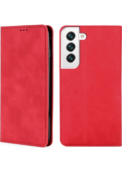 Samaung Galaxy S22+ 5g Için Skin Fe Manyetik Pu Kılıf (Yurt Dışından)