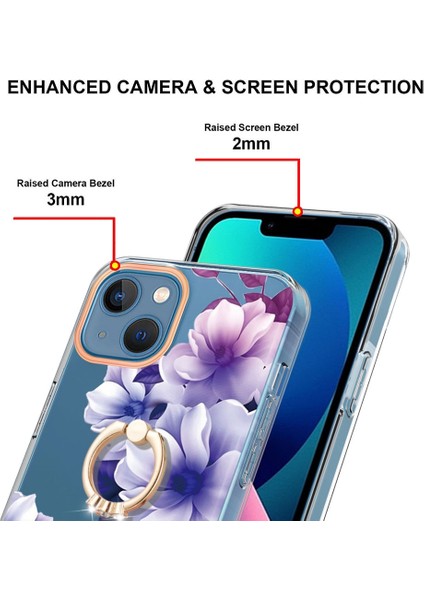 iPhone 14 Için Imd Flowers Tpu Kılıf (Yurt Dışından) modelleri