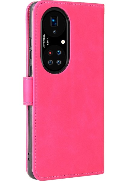 Huawei P50 Pro Renkli Cilt Fe Pu Kılıf Için (Yurt Dışından) modelleri