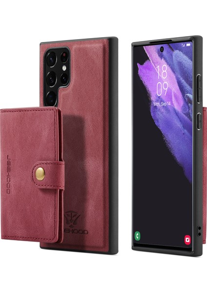 Eehood Retro Manyetik Pu Kılıf Samsung Galaxy S22 Ultra (Yurt Dışından) fiyatları