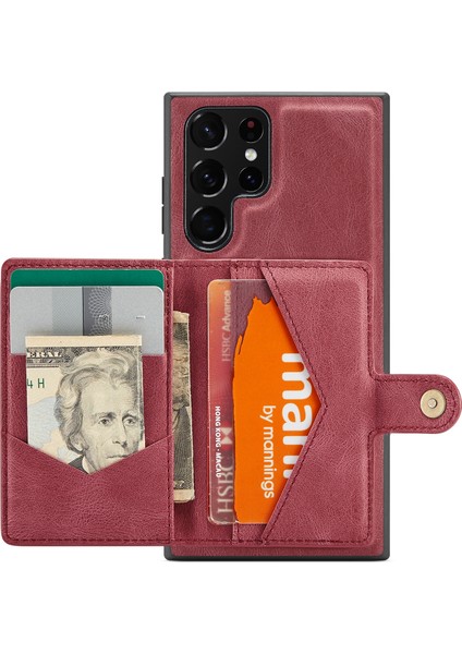 Eehood Retro Manyetik Pu Kılıf Samsung Galaxy S22 Ultra (Yurt Dışından) indirimleri