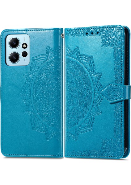 Xiaomi Redmi Note 12 4g Global Için Mandala Deri Kılıf (Yurt Dışından) fırsatları