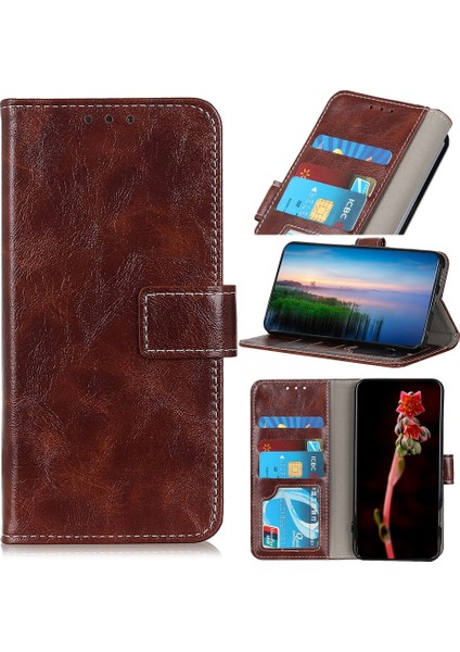 Xiaomi Redmi Note 12 4g Global Için Crazy Horse Doku Kılıfı (Yurt Dışından)