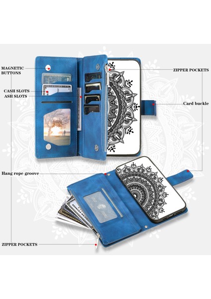 Samsung Galaxy S25+ 5g Için Çoklu Kart Totem Fermuarlı Kılıf (Yurt Dışından) fiyatları