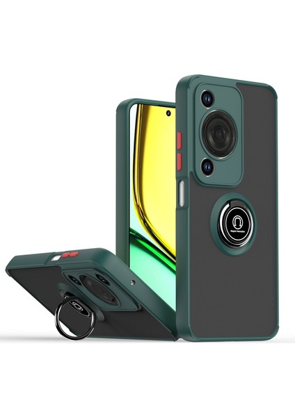 Huawei Enjoy 70 / Nova Y72 Için Tpu + Yüzüklü Pc Telefon Kılıfı (Yurt Dışından)