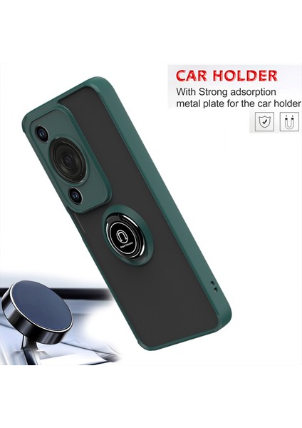 Huawei Enjoy 70 / Nova Y72 Için Tpu + Yüzüklü Pc Telefon Kılıfı (Yurt Dışından) indirimleri