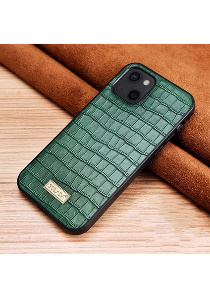iPhone 13 Için Sulada Timsah Dokulu Tpu Kılıf (Yurt Dışından) fiyatları