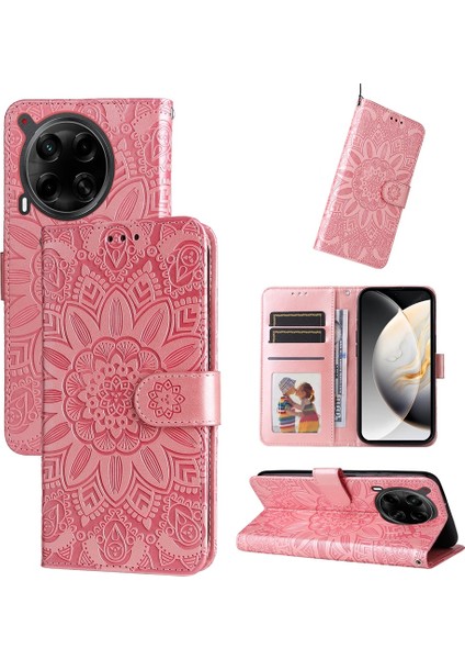 Tecno Camon 30 4g / 5g Için Pu Telefon Kılıfı (Yurt Dışından)