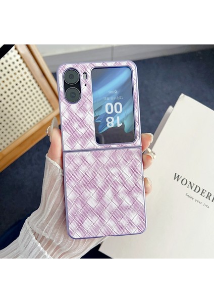 Oppo Find N2 Flip Için Renkli Dokuma Desenli Kılıf (Yurt Dışından) fırsatları