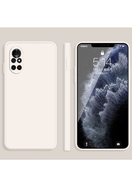Huawei Nova 8 5g Için Sıvı Silikon Kılıf (Yurt Dışından)