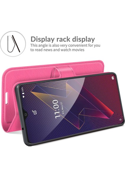 Wiko Power U20 Litchi Doku Çevirme Koruyucu Tpu Kılıf Için (Yurt Dışından) indirimleri