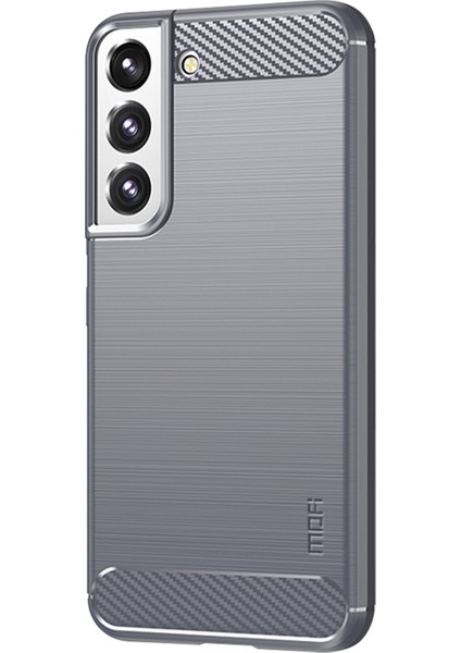 Samsung Galaxy S22 5g Için Fırça Karbon Fiber Tpu Kılıf (Yurt Dışından)