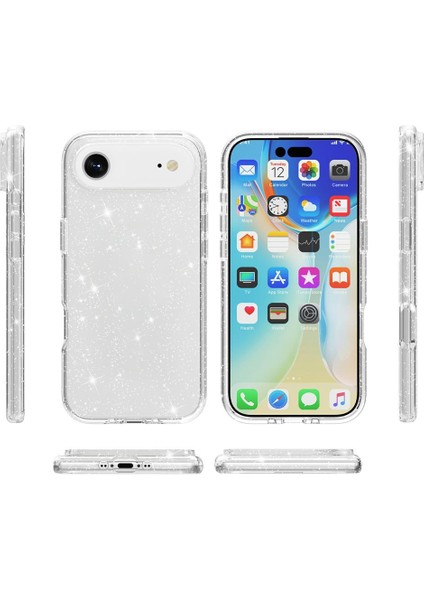 iPhone Air Için Terminator Simli Toz Telefon Kılıfı (Yurt Dışından) fiyatları
