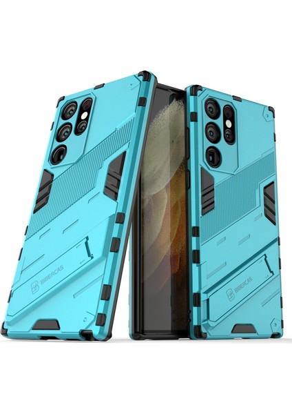 Samsung Galaxy S22 Ultra 5g Için Punk Armor Pc + Tpu Kılıf (Yurt Dışından) modelleri