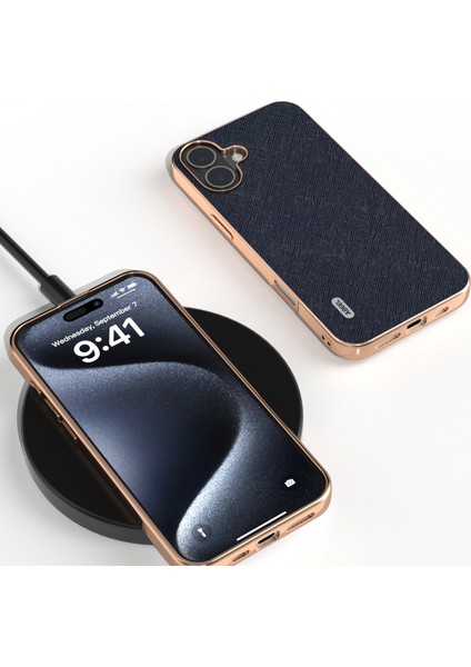 iPhone 16 Için Abe Kaplama Çapraz Doku Kılıfı (Yurt Dışından) modelleri