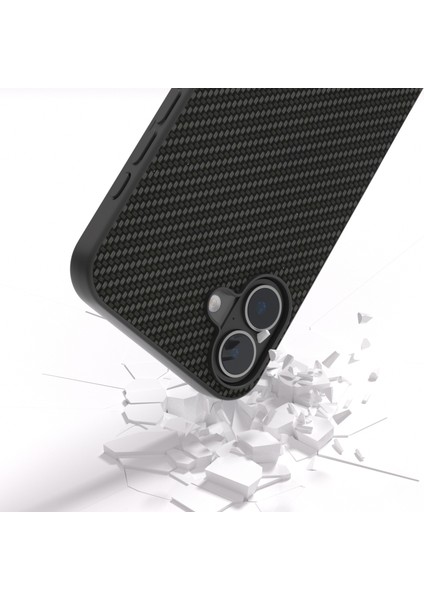 iPhone 16 Plus Için Karbon Fiber Dokulu Kılıf (Yurt Dışından) modelleri