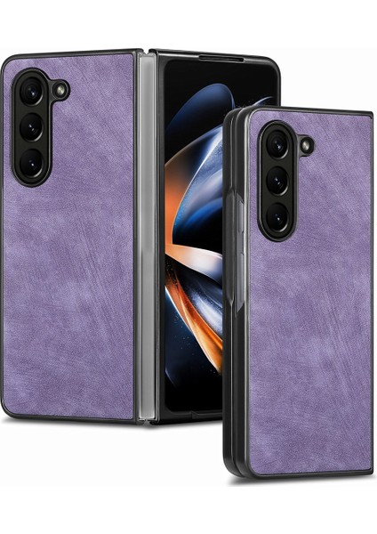 Deri Kılıf Pc Kılıfı Samsung Galaxy Z Fold6 (Yurt Dışından)