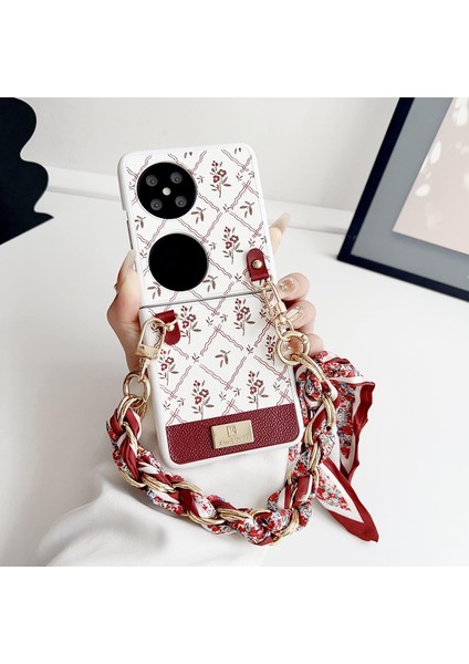 Huawei Pocket 2 Için Şans Çiçeği Desenli Askı Kılıfı (Yurt Dışından) indirimleri