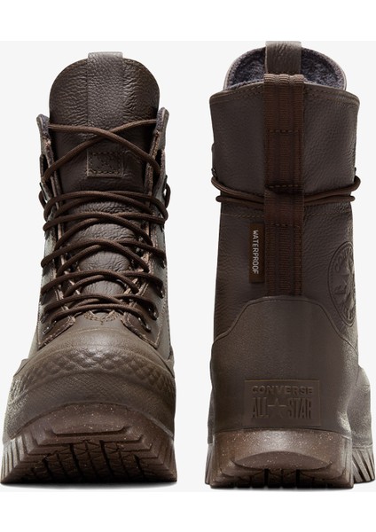 Chuck Taylor All Star Lugged 2.0 CC Unisex Kahverengi Deri Platform Bot.289