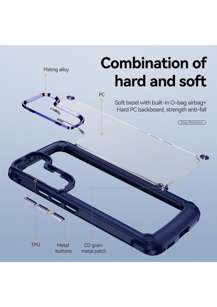 Samsung Galaxy S23+ 5g Için Yumuşak Tpu Şeffaf Pc Kılıfı (Yurt Dışından) modelleri