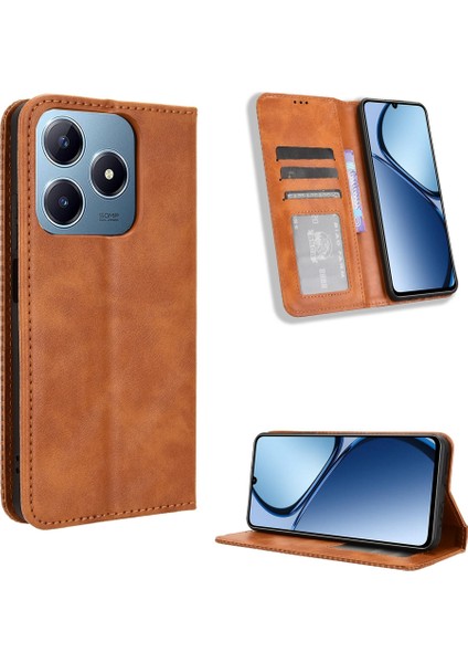 Realme C63 4g / C61 4g / Narzo N63 4g Için Retro Doku Kılıfı (Yurt Dışından)