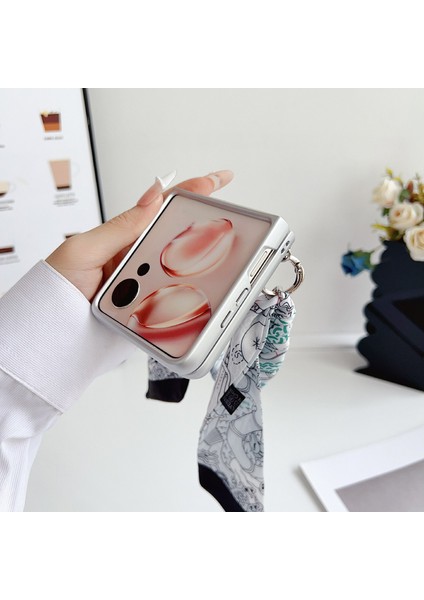 Honor Magic V Flip Için Uygun Bulutlar Nakış Kılıfı (Yurt Dışından) modelleri