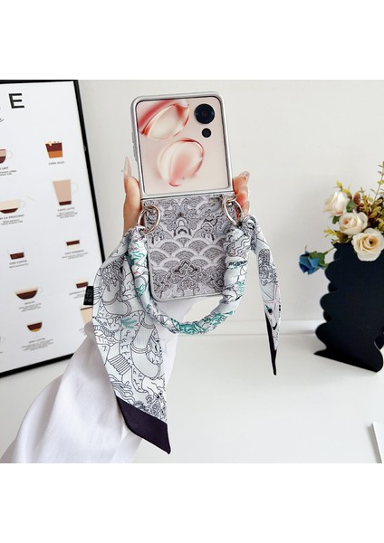 Honor Magic V Flip Için Uygun Bulutlar Nakış Kılıfı (Yurt Dışından) indirimleri