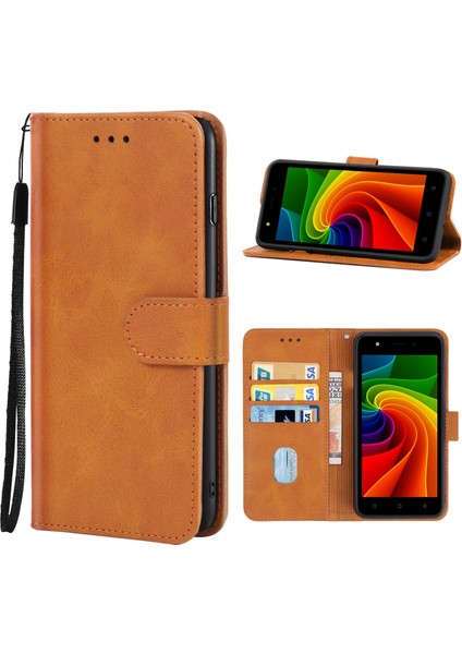 Tecno F2 Için Pu Telefon Kılıfı (Yurt Dışından)